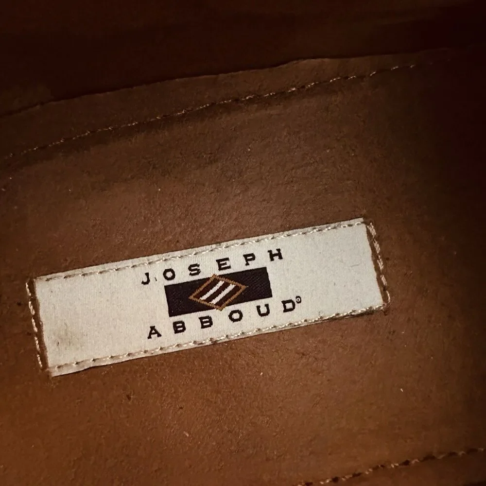 Joseph Abboud Shoes Men’s 11 Brown Leather Wingtip Oxfords Lace Up